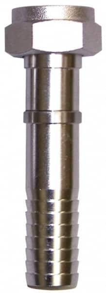 SuperKlean - FGHT x 3/4" Hose Barb, FGHT x Hose Barb Swivel - Stainless Steel - Exact Tooling