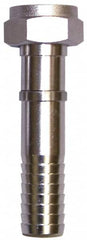 SuperKlean - FGHT x 3/4" Hose Barb, FGHT x Hose Barb Swivel - Stainless Steel - Exact Tooling
