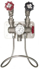 SuperKlean - 150 Max psi, Stainless Steel Water Mixing Valve & Unit - FNPT End Connections - Exact Tooling