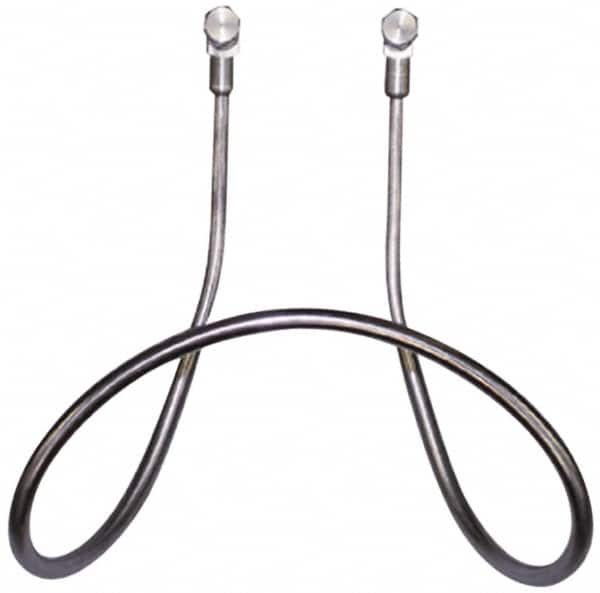 SuperKlean - Air & Water Hose Rack - Stainless Steel Bolts & End Fittings - Exact Tooling