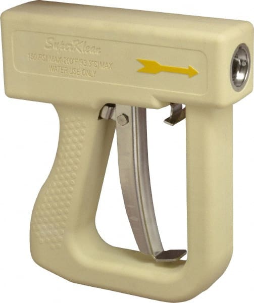 SuperKlean - Insulated, Stainless Steel DuraFlow Spray Nozzle for 1/2" Pipe - White, 1/2 NPT - Exact Tooling
