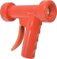 SuperKlean - Insulated, Aluminum Pistol Grip Spray Nozzle for 1/2" Pipe - Red, 1/2 NPT - Exact Tooling