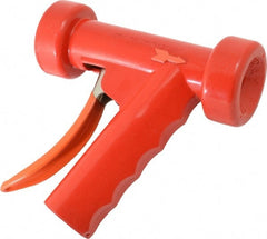 SuperKlean - Insulated, Brass Pistol Grip Spray Nozzle for 1/2" Pipe - Red, 1/2 NPT - Exact Tooling