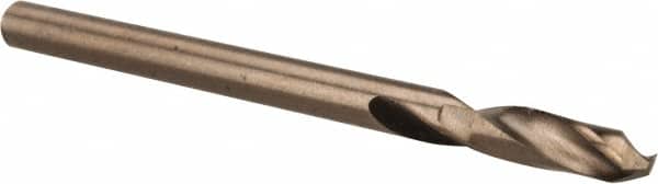 Cleveland - 0.1181" 135° Spiral Flute Cobalt Screw Machine Drill Bit - Exact Tooling