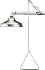 PRO-SAFE - Plumbed Drench Showers Mount: Horizontal Shower Head Material: Stainless Steel - Exact Tooling