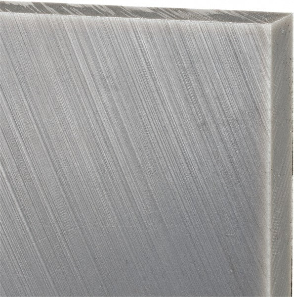 Made in USA - 1/2" Thick x 12" Wide x 1' Long, Polyethylene (UHMW) Sheet - Black, Oil-Filled Grade - Exact Tooling