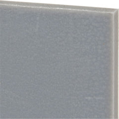 Made in USA - 1/4" Thick x 12" Wide x 2' Long, Polyethylene (UHMW) Sheet - Black, Oil-Filled Grade - Exact Tooling