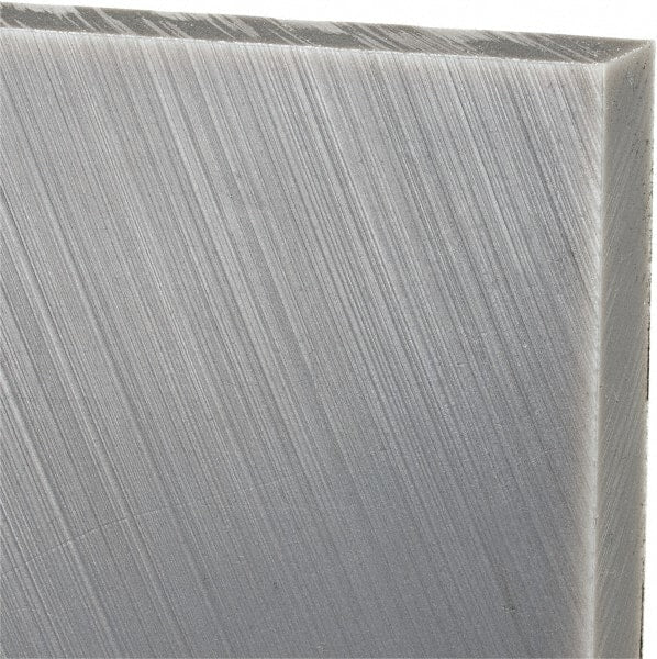 Made in USA - 1/2" Thick x 12" Wide x 2' Long, Polyethylene (UHMW) Sheet - Black, Oil-Filled Grade - Exact Tooling