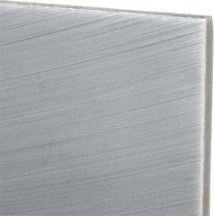 Made in USA - 1/4" Thick x 24" Wide x 3' Long, Polyethylene (UHMW) Sheet - Black, Oil-Filled Grade - Exact Tooling