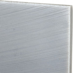 Made in USA - 1/4" Thick x 24" Wide x 4' Long, Polyethylene (UHMW) Sheet - Black, Oil-Filled Grade - Exact Tooling