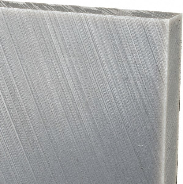 Made in USA - 1/2" Thick x 24" Wide x 4' Long, Polyethylene (UHMW) Sheet - Black, Oil-Filled Grade - Exact Tooling