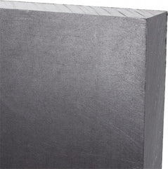 Made in USA - 3/4" Thick x 12" Wide x 1' Long, Polyethylene (UHMW) Sheet - Black, Antistatic Grade - Exact Tooling