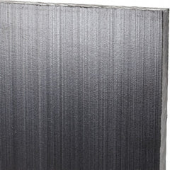Made in USA - 1/4" Thick x 12" Wide x 2' Long, Polyethylene (UHMW) Sheet - Black, Antistatic Grade - Exact Tooling
