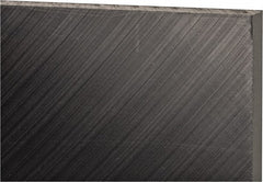 Made in USA - 3/8" Thick x 12" Wide x 2' Long, Polyethylene (UHMW) Sheet - Black, Antistatic Grade - Exact Tooling