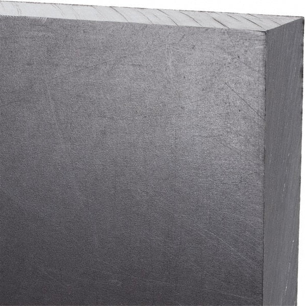 Made in USA - 3/4" Thick x 12" Wide x 3' Long, Polyethylene (UHMW) Sheet - Black, Antistatic Grade - Exact Tooling