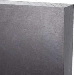 Made in USA - 3/4" Thick x 12" Wide x 3' Long, Polyethylene (UHMW) Sheet - Black, Antistatic Grade - Exact Tooling