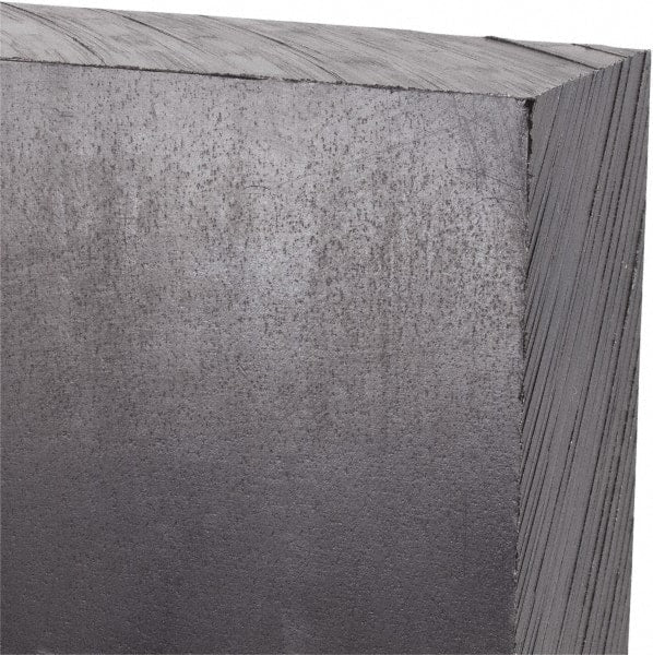 Made in USA - 3' x 24" x 1-1/2" Black Polyethylene (UHMW) Sheet - Exact Tooling