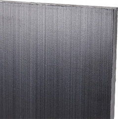 Made in USA - 1/4" Thick x 24" Wide x 4' Long, Polyethylene (UHMW) Sheet - Black, Antistatic Grade - Exact Tooling