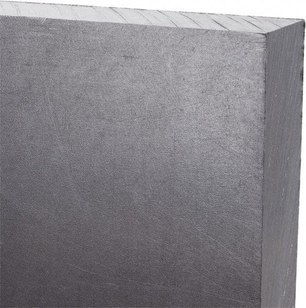 Made in USA - 3/4" Thick x 24" Wide x 4' Long, Polyethylene (UHMW) Sheet - Black, Antistatic Grade - Exact Tooling