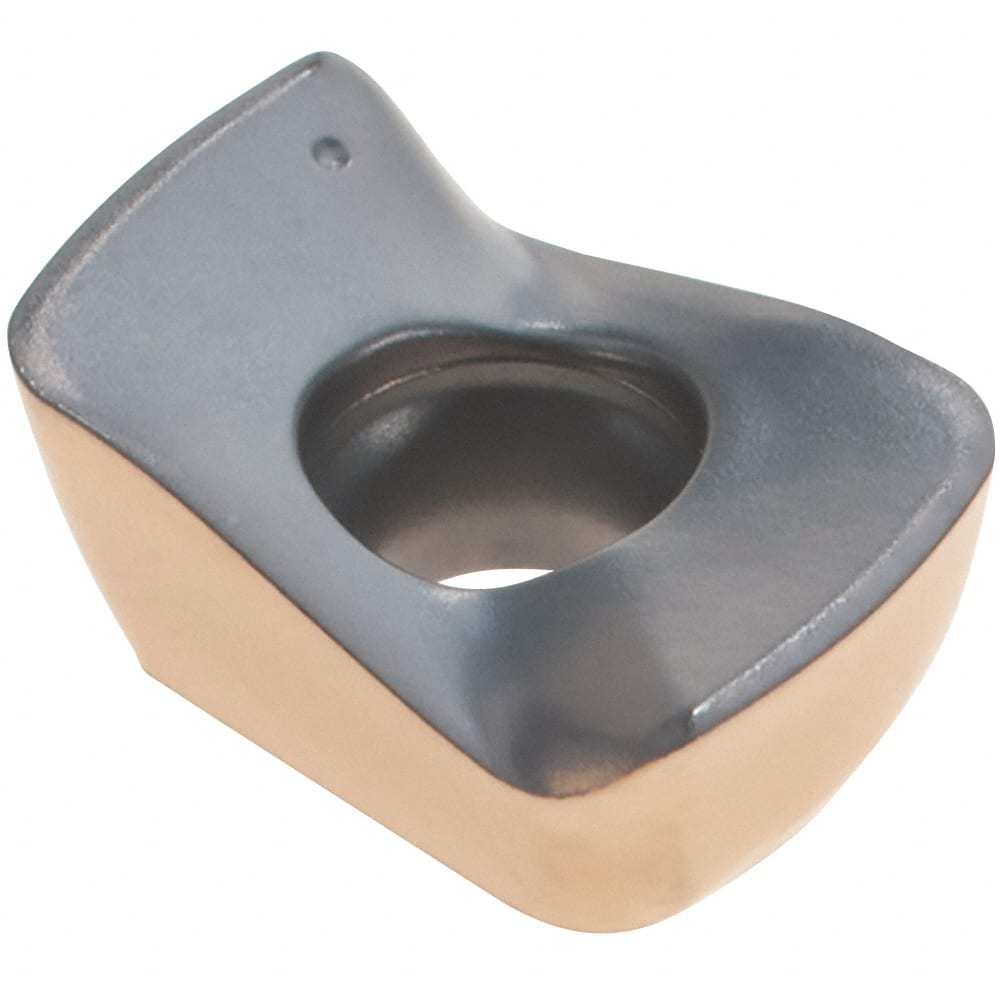 Iscar - APKT1003 FF Grade IC830 Carbide Milling Insert - TiAlN/TiN Finish, 0.1378" Thick, 1.9mm Corner Radius - Exact Tooling