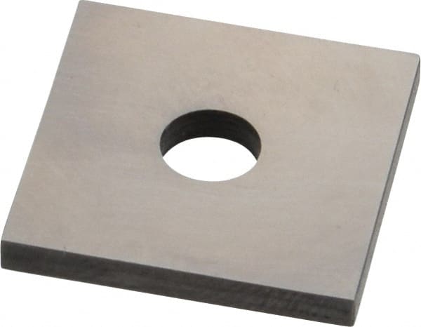Value Collection - 0.11" Square Steel Gage Block - Accuracy Grade 0, Includes NIST Traceability Certification - Exact Tooling