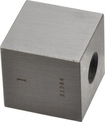 Value Collection - 1" Square Steel Gage Block - Accuracy Grade 0, Includes NIST Traceability Certification - Exact Tooling