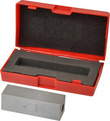 Value Collection - 3" Square Steel Gage Block - Accuracy Grade 0, Includes NIST Traceability Certification - Exact Tooling