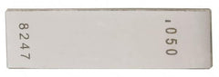 Value Collection - 0.132" Square Steel Gage Block - Accuracy Grade 0, Includes NIST Traceability Certification - Exact Tooling