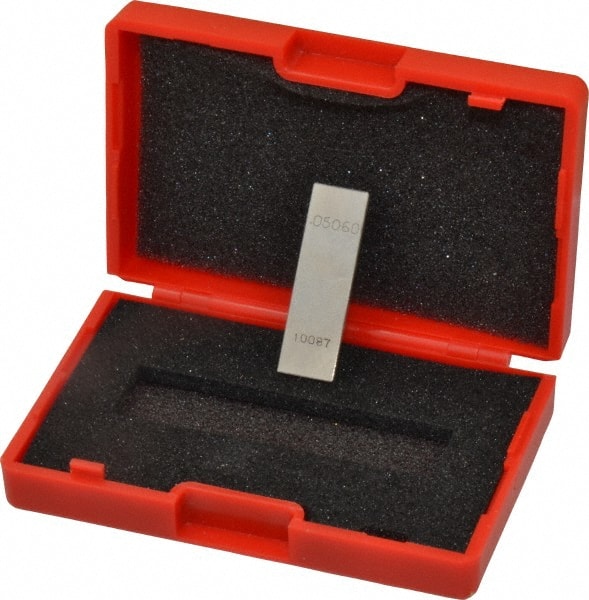 Value Collection - 0.0506" Rectangular Steel Gage Block - Accuracy Grade 0 - Exact Tooling