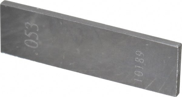 Value Collection - 0.053" Rectangular Steel Gage Block - Accuracy Grade 0 - Exact Tooling