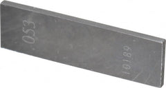 Value Collection - 0.053" Rectangular Steel Gage Block - Accuracy Grade 0 - Exact Tooling