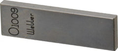 Value Collection - 0.1009" Rectangular Steel Gage Block - Accuracy Grade 0, Includes NIST Traceability Certification - Exact Tooling