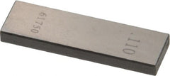 Value Collection - 0.11" Rectangular Steel Gage Block - Accuracy Grade 0, Includes NIST Traceability Certification - Exact Tooling