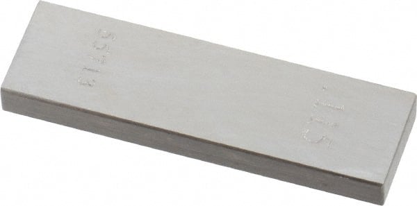 Value Collection - 0.115" Rectangular Steel Gage Block - Accuracy Grade 0, Includes NIST Traceability Certification - Exact Tooling