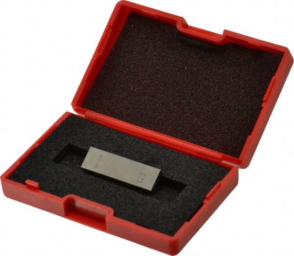 Value Collection - 0.121" Rectangular Steel Gage Block - Accuracy Grade 0, Includes NIST Traceability Certification - Exact Tooling