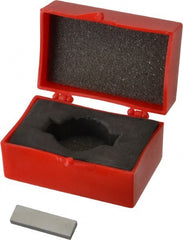 Value Collection - 0.124" Rectangular Steel Gage Block - Accuracy Grade 0, Includes NIST Traceability Certification - Exact Tooling