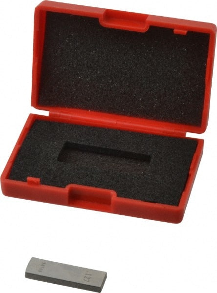 Value Collection - 0.127" Rectangular Steel Gage Block - Accuracy Grade 0, Includes NIST Traceability Certification - Exact Tooling