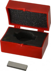 Value Collection - 0.128" Rectangular Steel Gage Block - Accuracy Grade 0, Includes NIST Traceability Certification - Exact Tooling