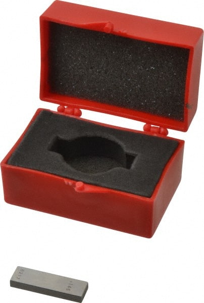 Value Collection - 0.146" Rectangular Steel Gage Block - Accuracy Grade 0, Includes NIST Traceability Certification - Exact Tooling