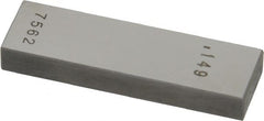Value Collection - 0.149" Rectangular Steel Gage Block - Accuracy Grade 0, Includes NIST Traceability Certification - Exact Tooling
