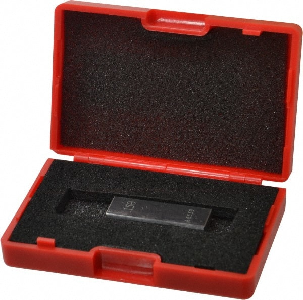 Value Collection - 0.15" Rectangular Steel Gage Block - Accuracy Grade 0, Includes NIST Traceability Certification - Exact Tooling