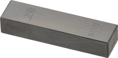 Value Collection - 0.25" Rectangular Steel Gage Block - Accuracy Grade 0, Includes NIST Traceability Certification - Exact Tooling