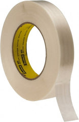 3M - 1" x 60 Yd Clear Rubber Adhesive Packaging Tape - Polypropylene Film Backing, 7.7 mil Thick, 270 Lb Tensile Strength, Series 880 - Exact Tooling
