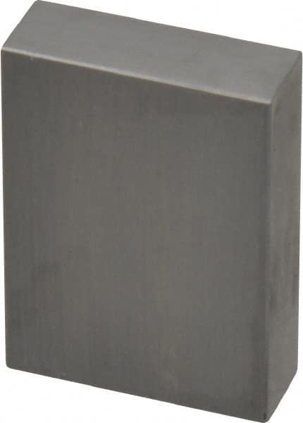 Value Collection - 1" Rectangular Steel Gage Block - Accuracy Grade 0, Includes NIST Traceability Certification - Exact Tooling