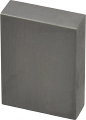 Value Collection - 1" Rectangular Steel Gage Block - Accuracy Grade 0, Includes NIST Traceability Certification - Exact Tooling