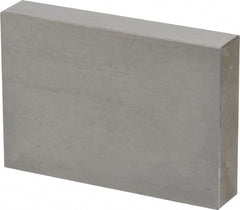Value Collection - 2" Rectangular Steel Gage Block - Accuracy Grade 0, Includes NIST Traceability Certification - Exact Tooling