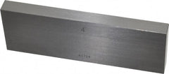 Value Collection - 4" Rectangular Steel Gage Block - Accuracy Grade 0, Includes NIST Traceability Certification - Exact Tooling