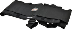 Ergodyne - Size L, Elastic Belt with Adjustable Shoulder Straps - 34 to 38" Waist, 7-1/2" Wide, Detachable Strap, Black - Exact Tooling