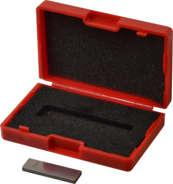 Value Collection - 0.1008" Rectangular Steel Gage Block - Accuracy Grade AS-1, Includes NIST Traceability Certification - Exact Tooling