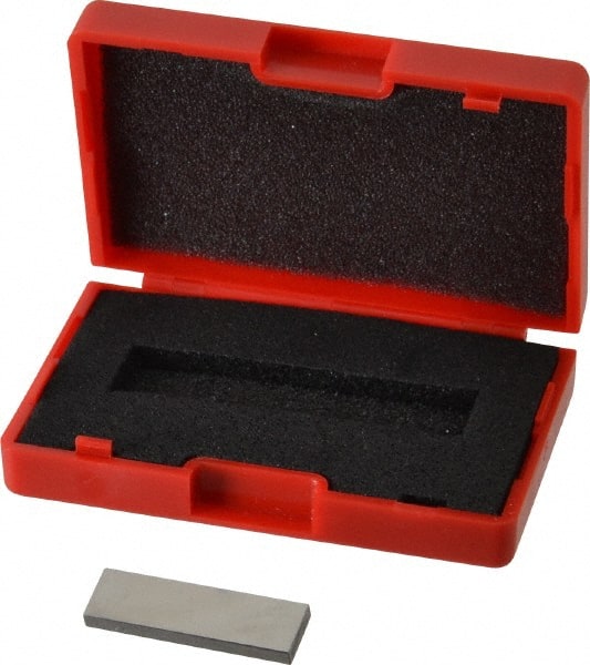 Value Collection - 0.107" Rectangular Steel Gage Block - Accuracy Grade AS-1, Includes NIST Traceability Certification - Exact Tooling